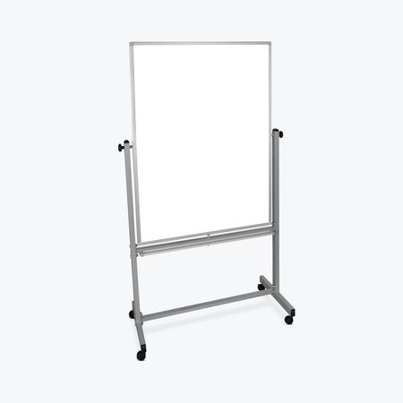 LUXOR 36"W x 48"H Double-Sided Magnetic Whiteboard MB3648WW